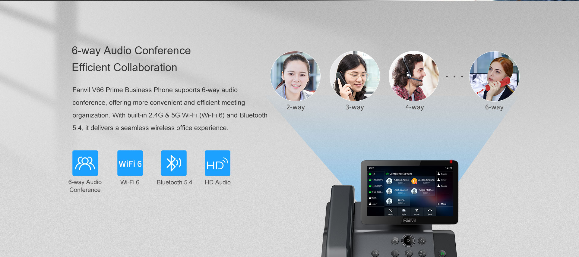 V66 HD Audio Conference