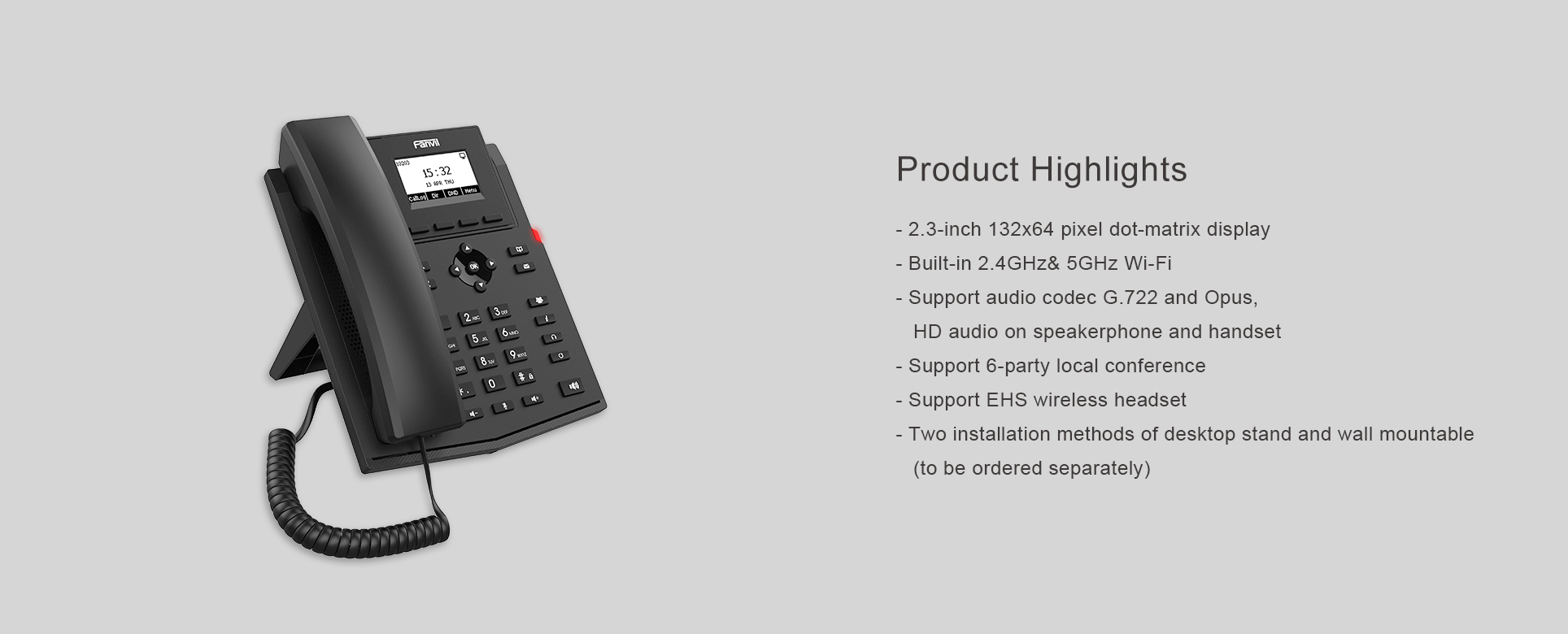 X301W Features