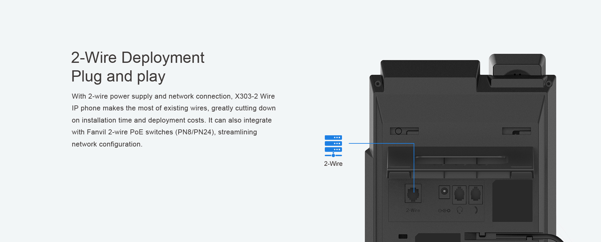 X303-2 Wire Features
