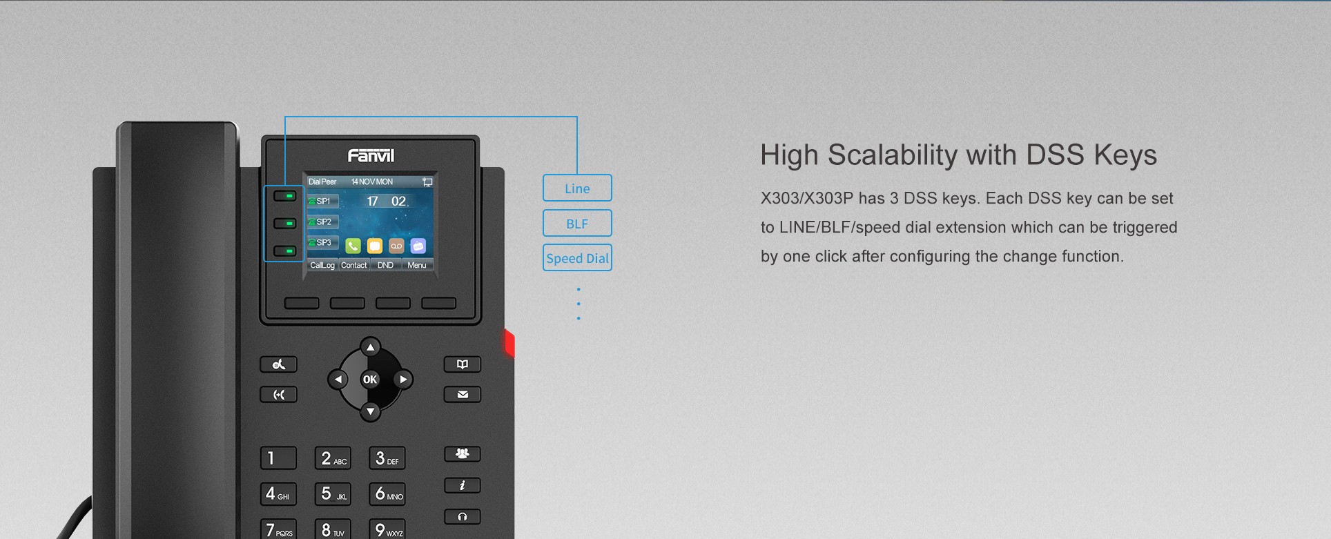 X303 Features