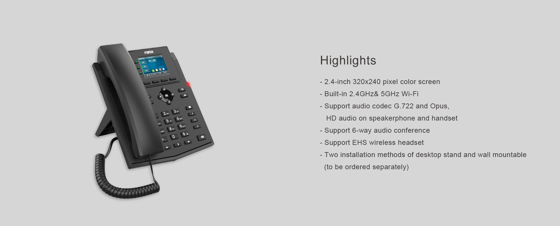 X303W Features