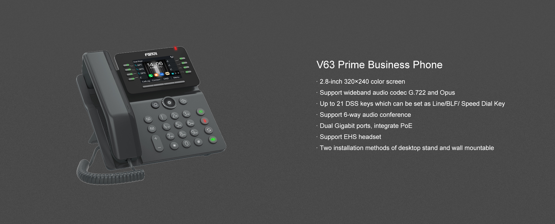 Fanvil V63 Feature 6